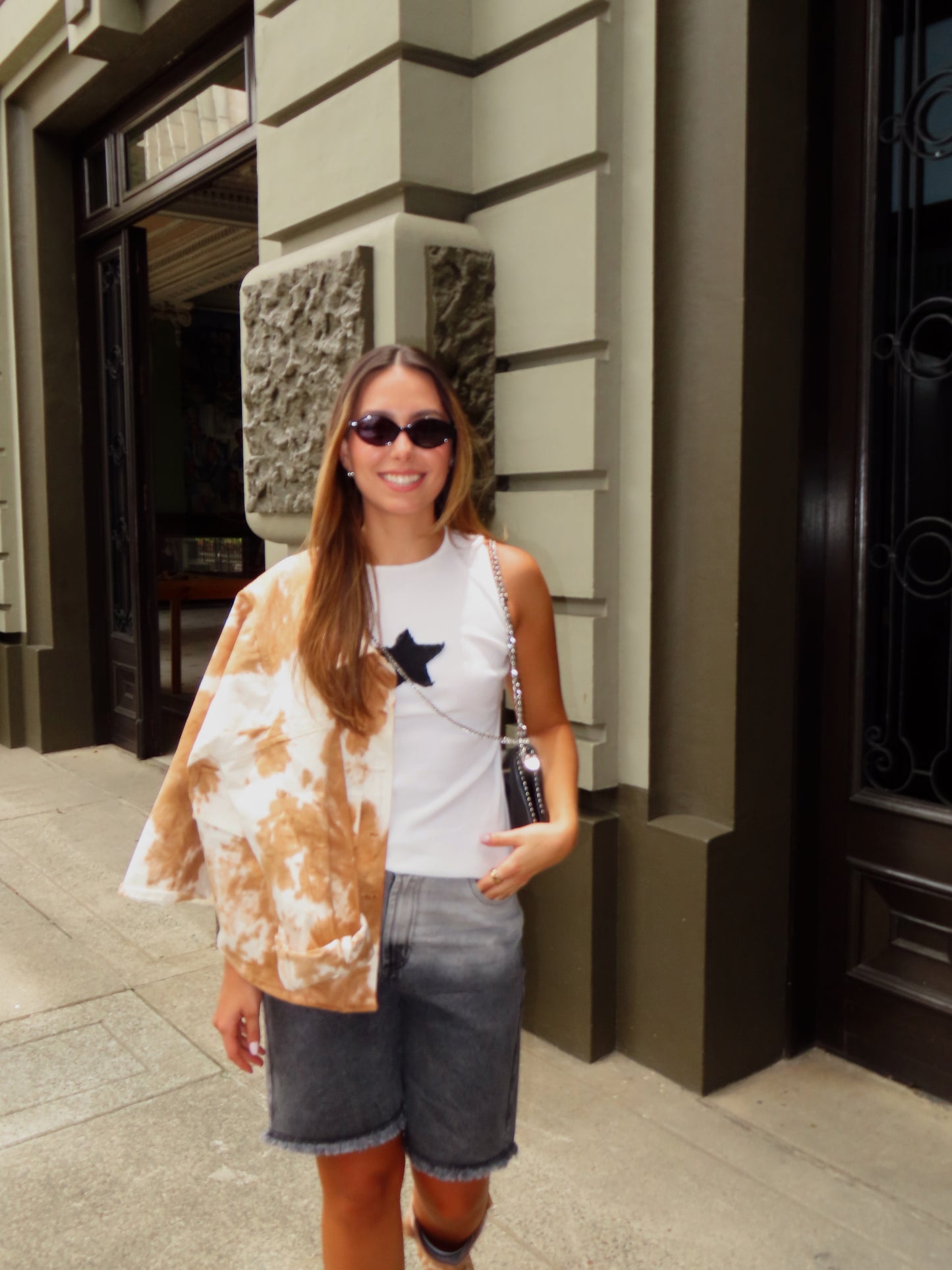 Stardust Top- Optical White