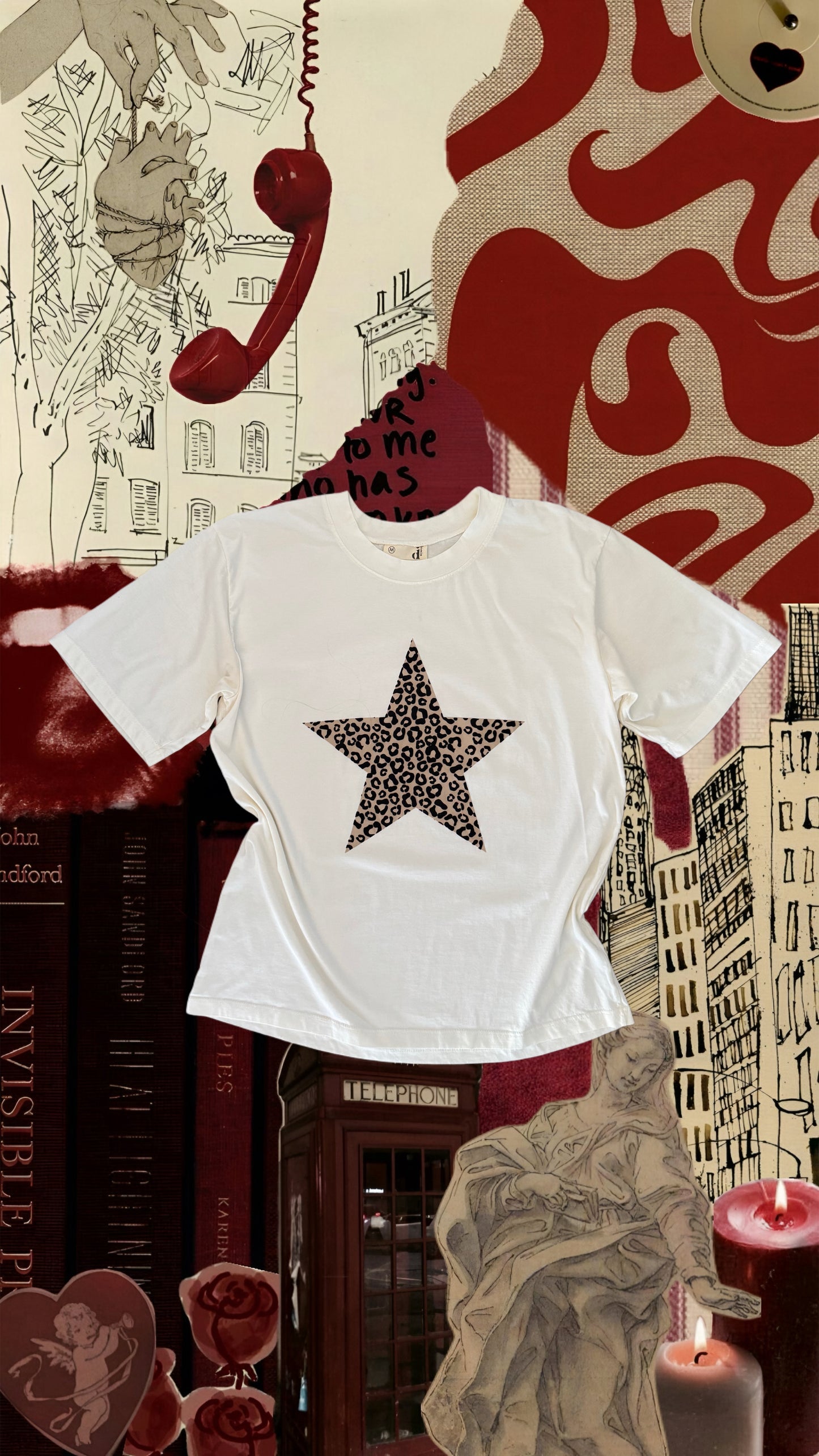 Cheetah Star Tee