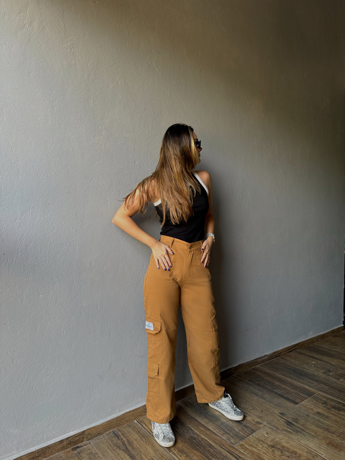 Camel Cargo Pants