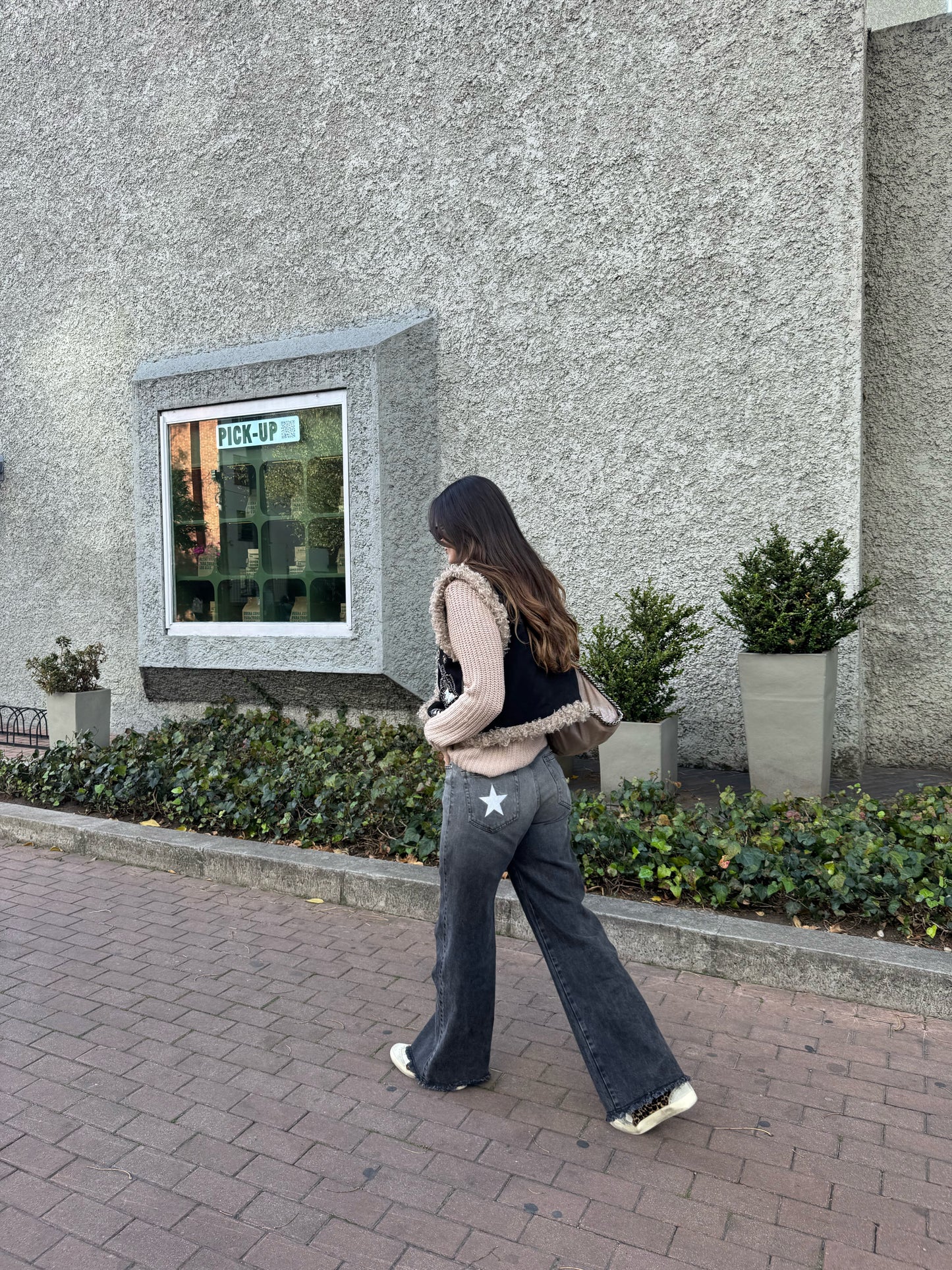 Silver Ombre Jeans