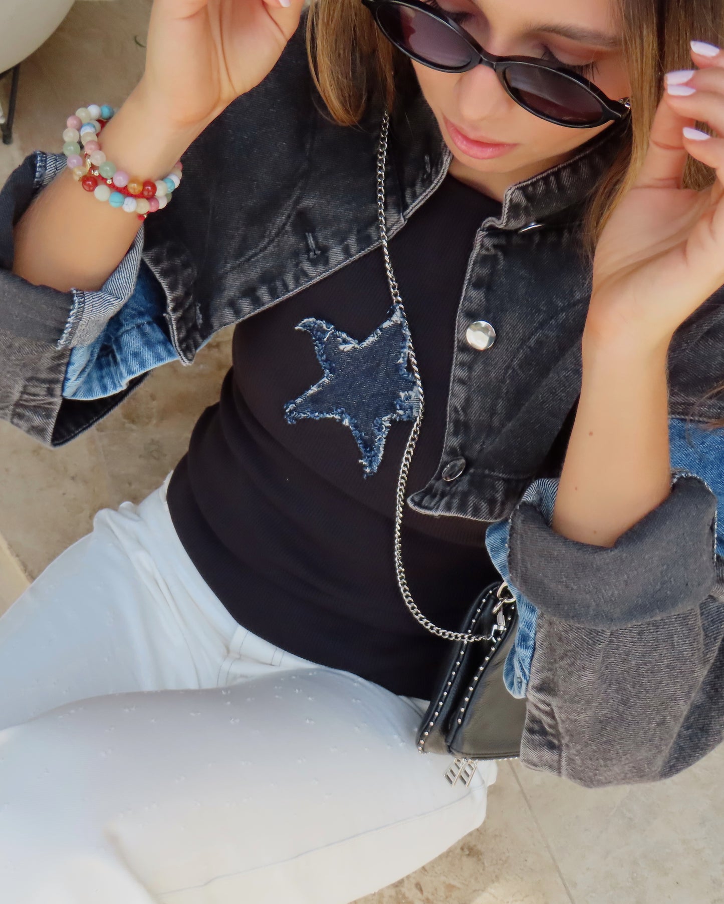 Stardust Top- Wild Black