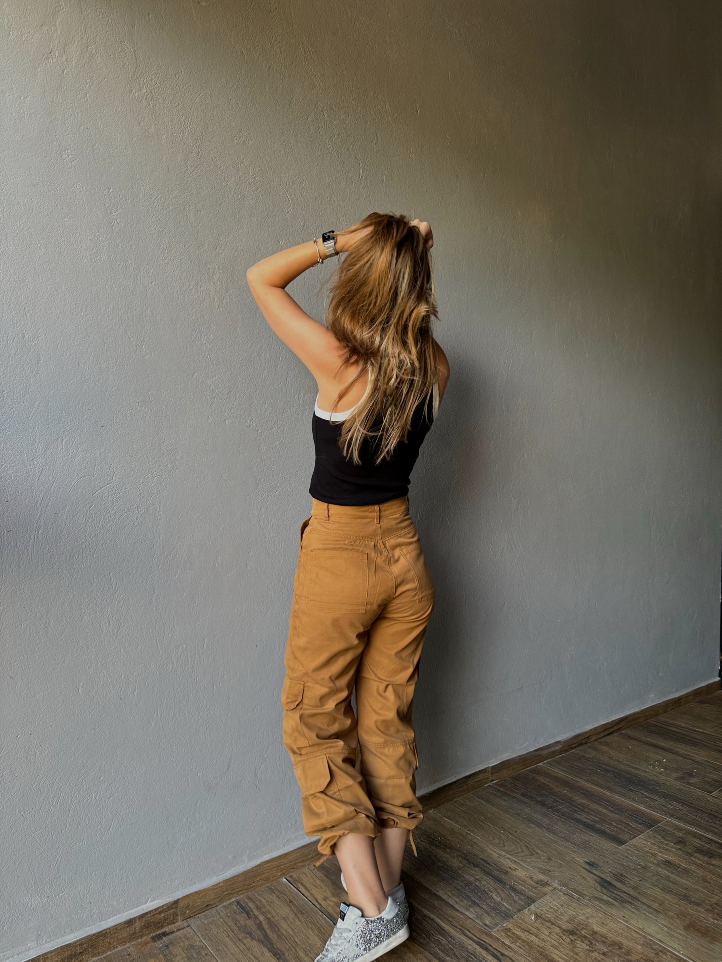 Camel Cargo Pants