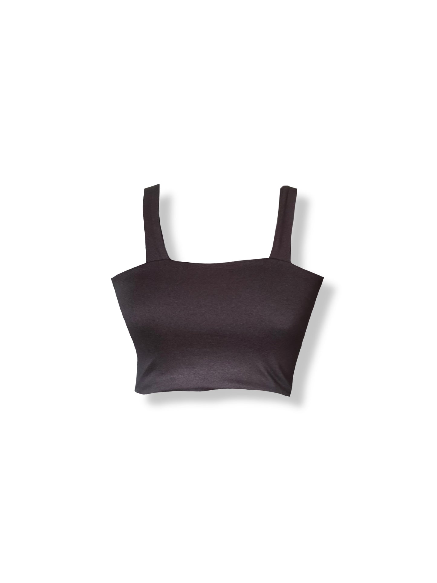 Basic Black Crop Top