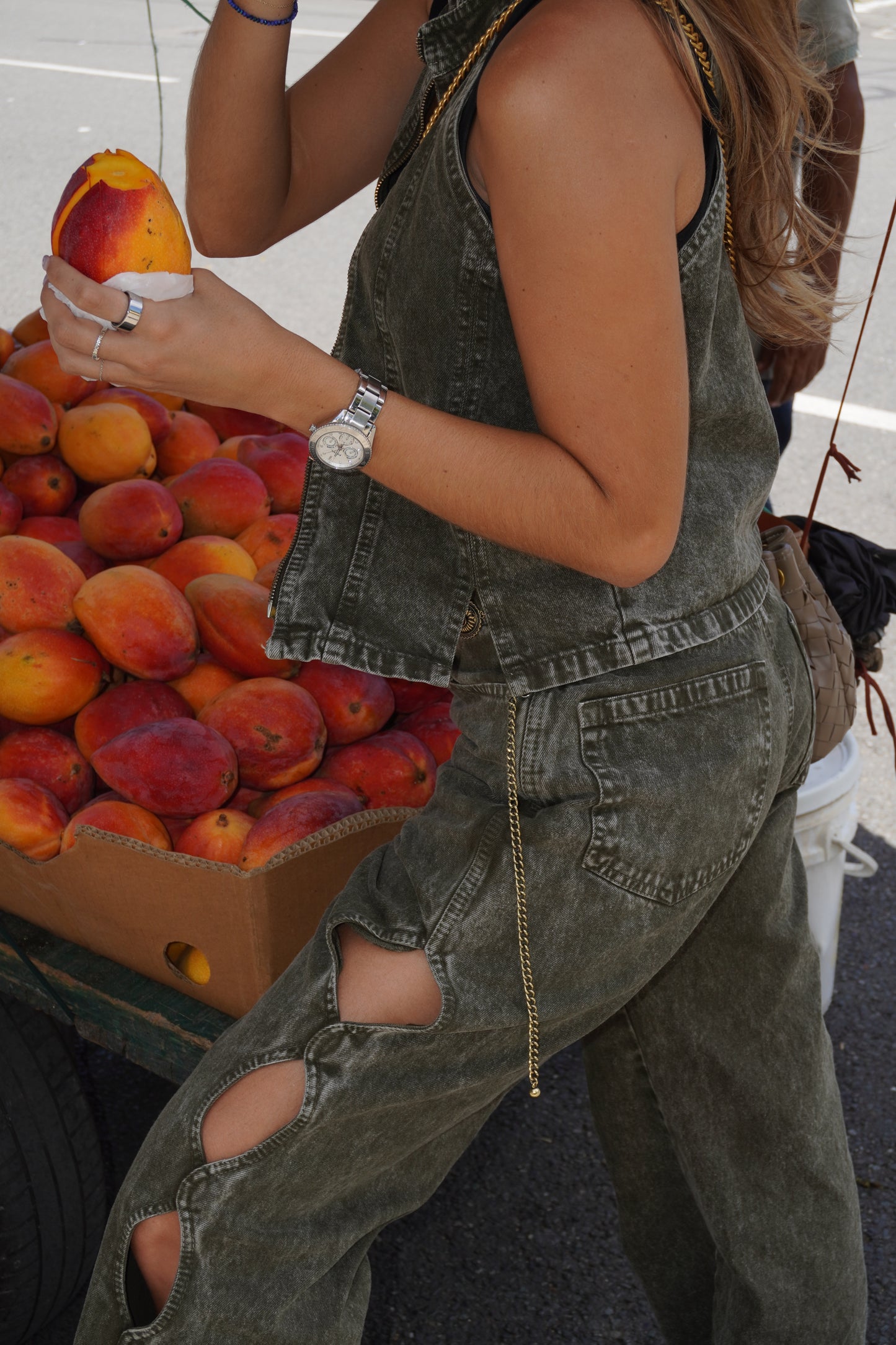 Cutout Jeans
