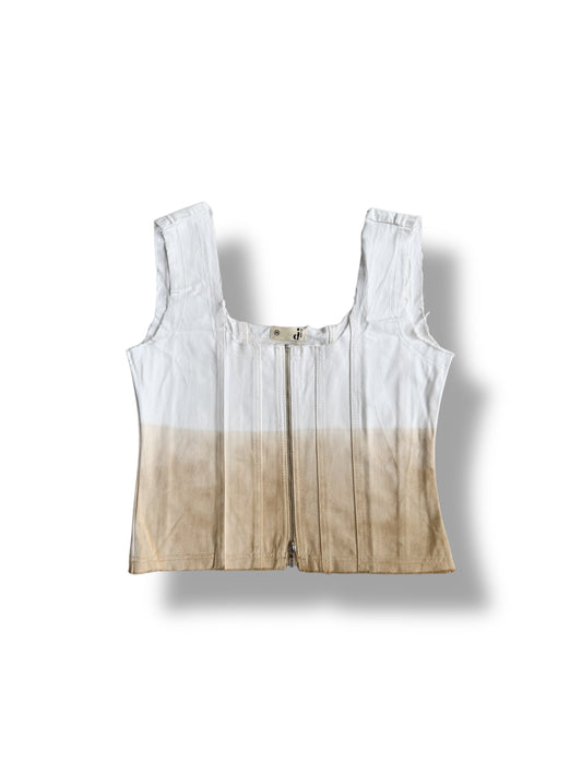 Denim Corset- Ombre Wash