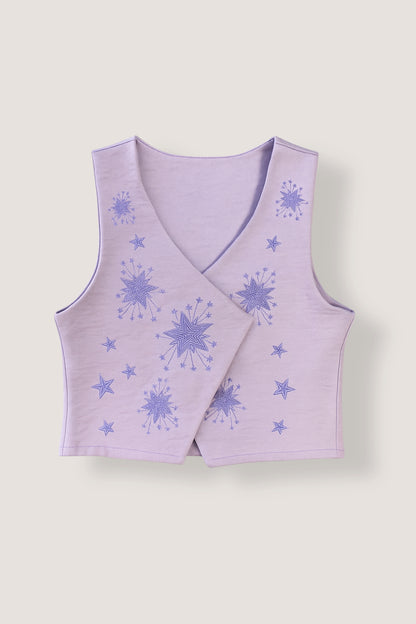 Lilac Star Vest