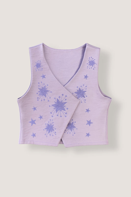 Lilac Star Vest