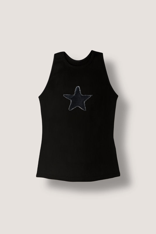 Stardust Top- Wild Black