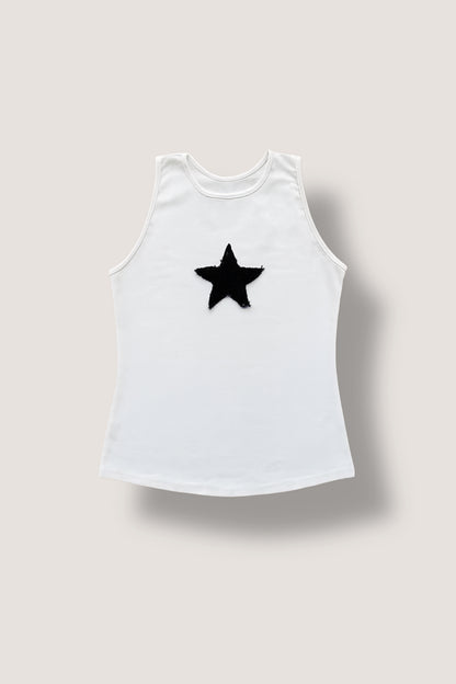 Stardust Top- Optical White