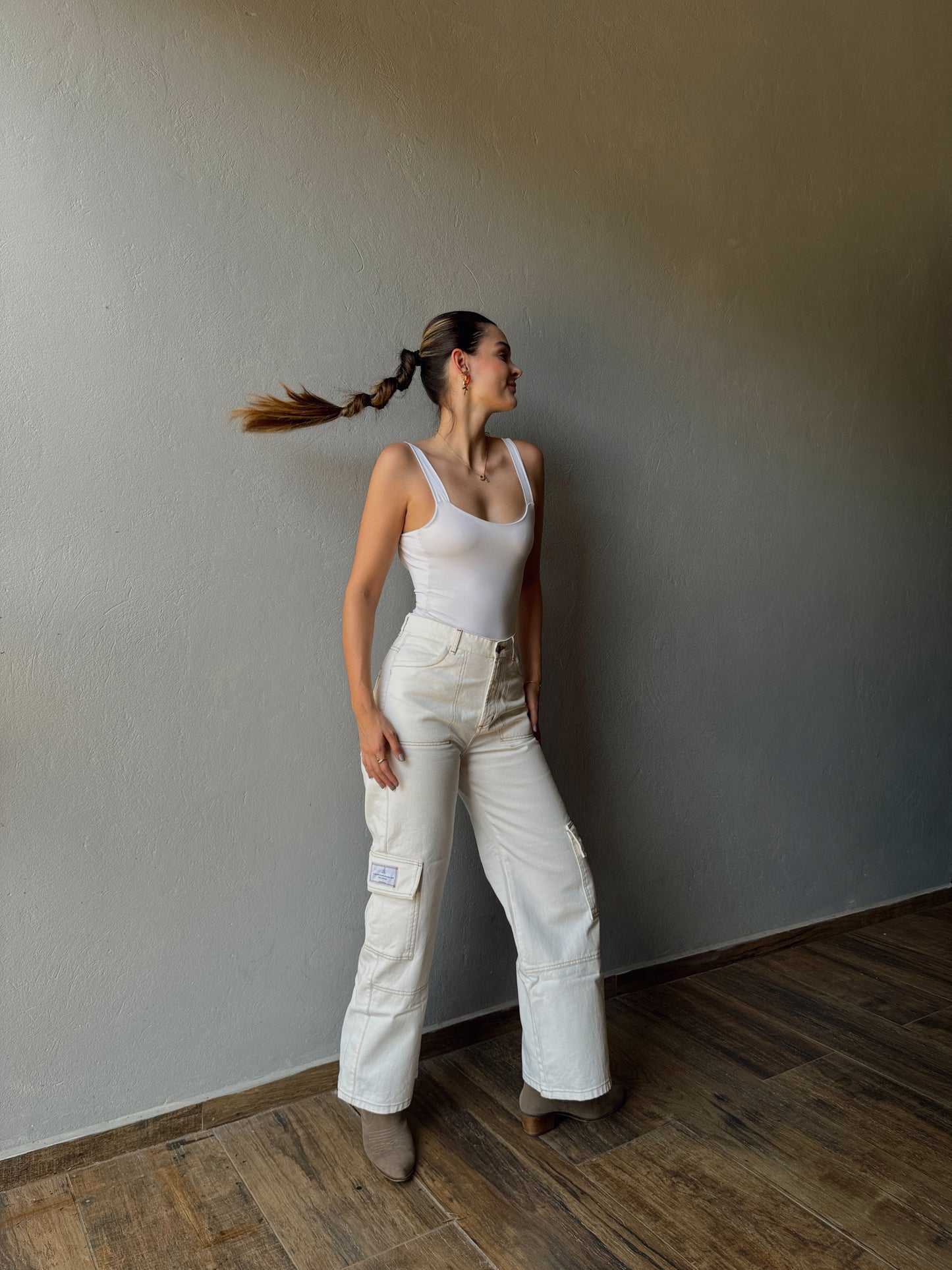 Latte Cargo Pants