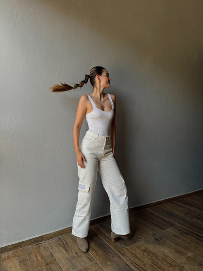 Latte Cargo Pants